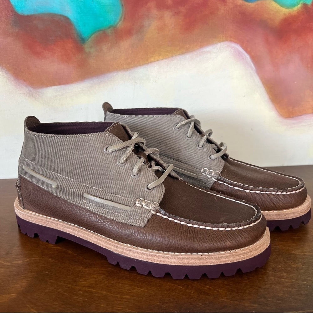Sperry Topsider Chukka Corduroy Boots NWOT